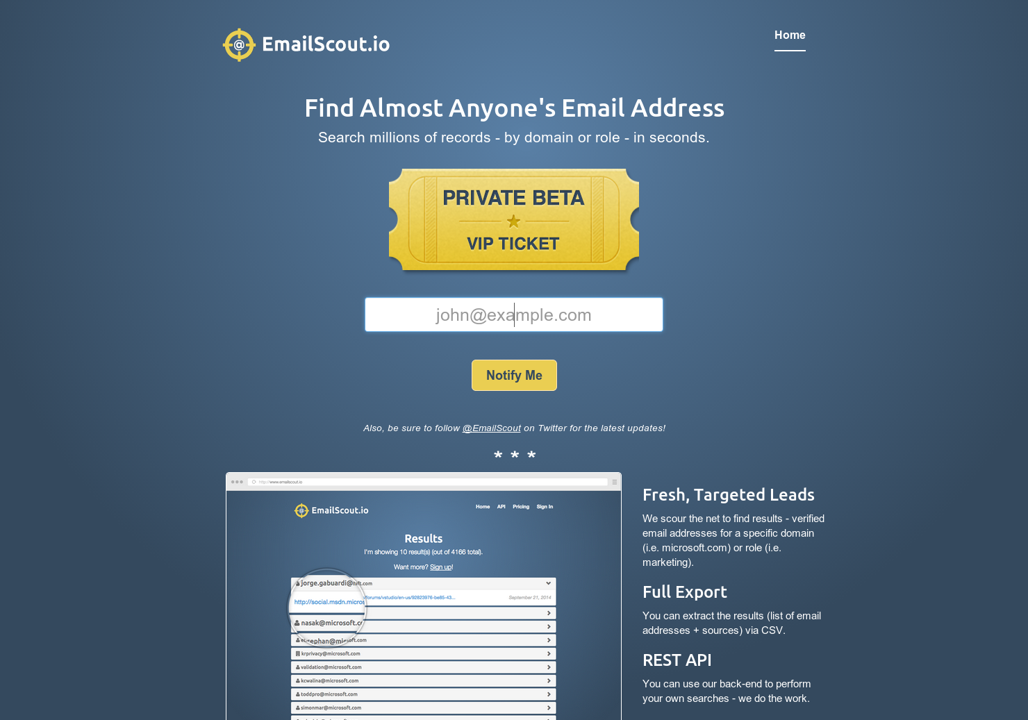 Email Scout