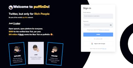 Twitter, but only for Rich People gallery image