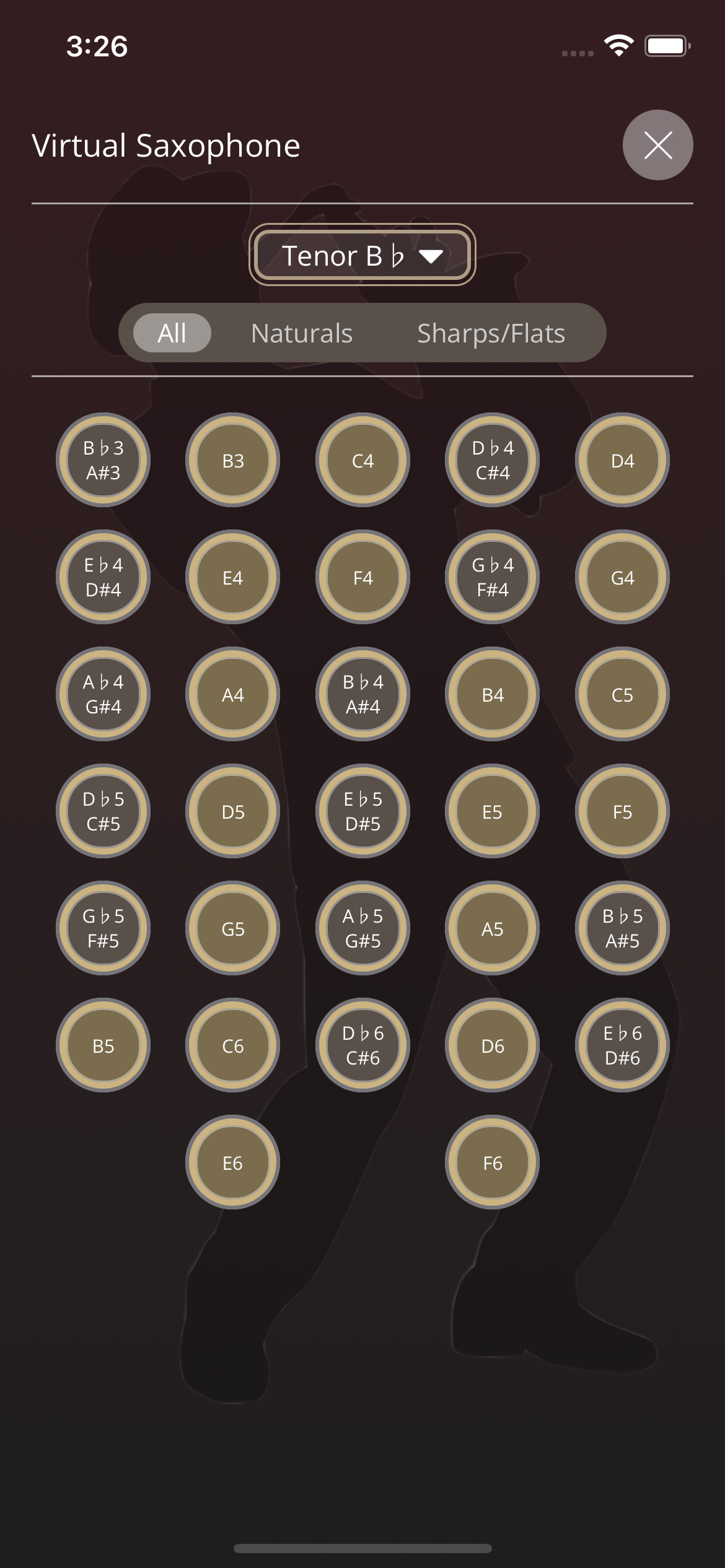 Saxophone Fingering Chart media 3
