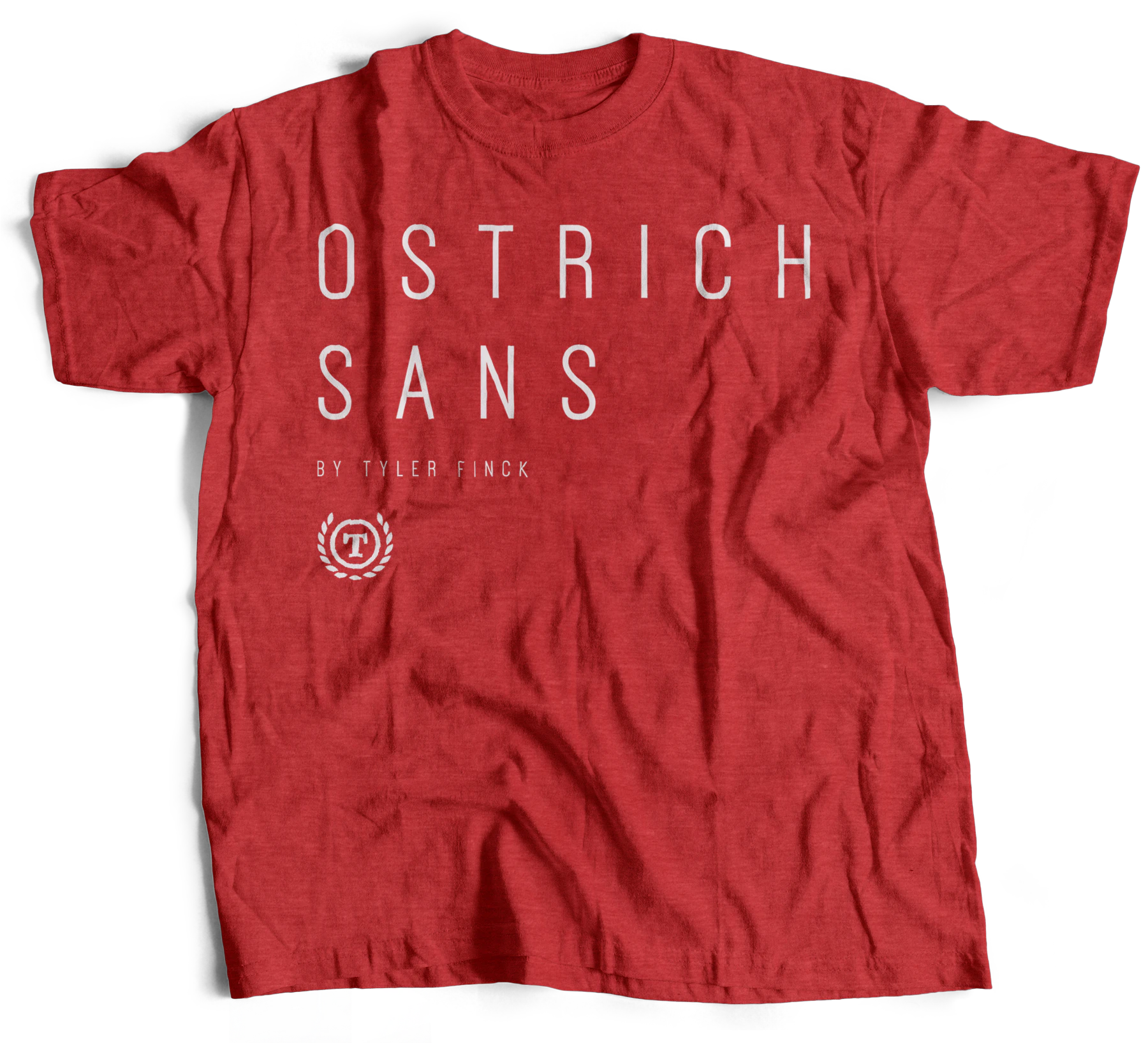 The League Tees – Ostrich Sans, Raleway, & League Spartan