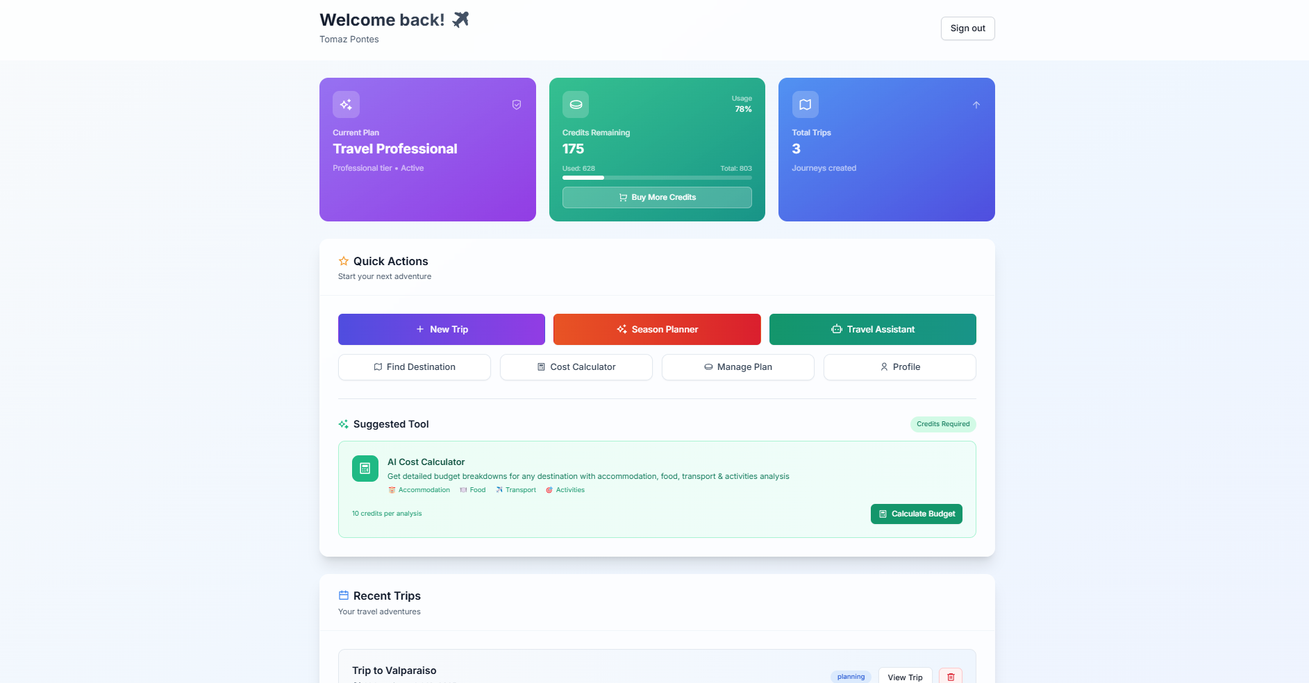 NomadHelper.AI - วางแผนทริปในไม่กี่นาทีด้วย AI media 2