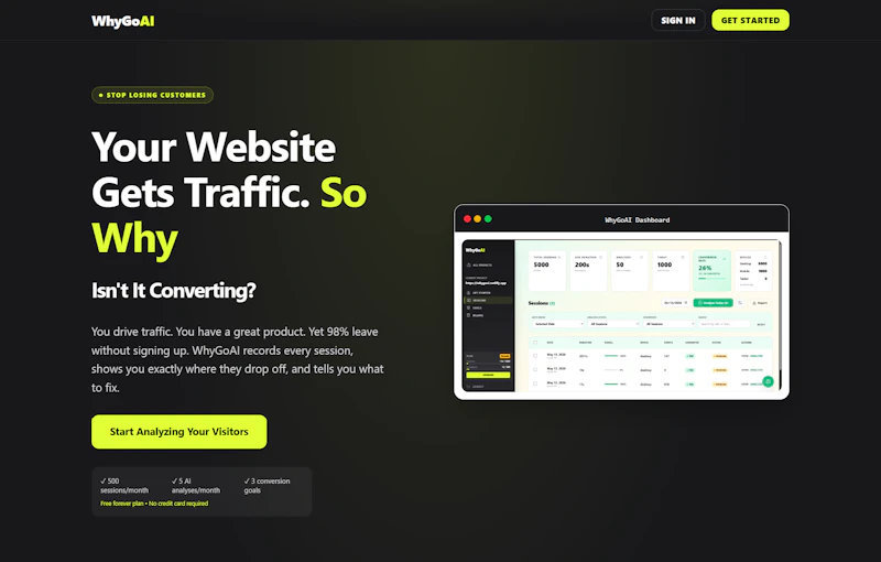 Whygoai screenshot 1