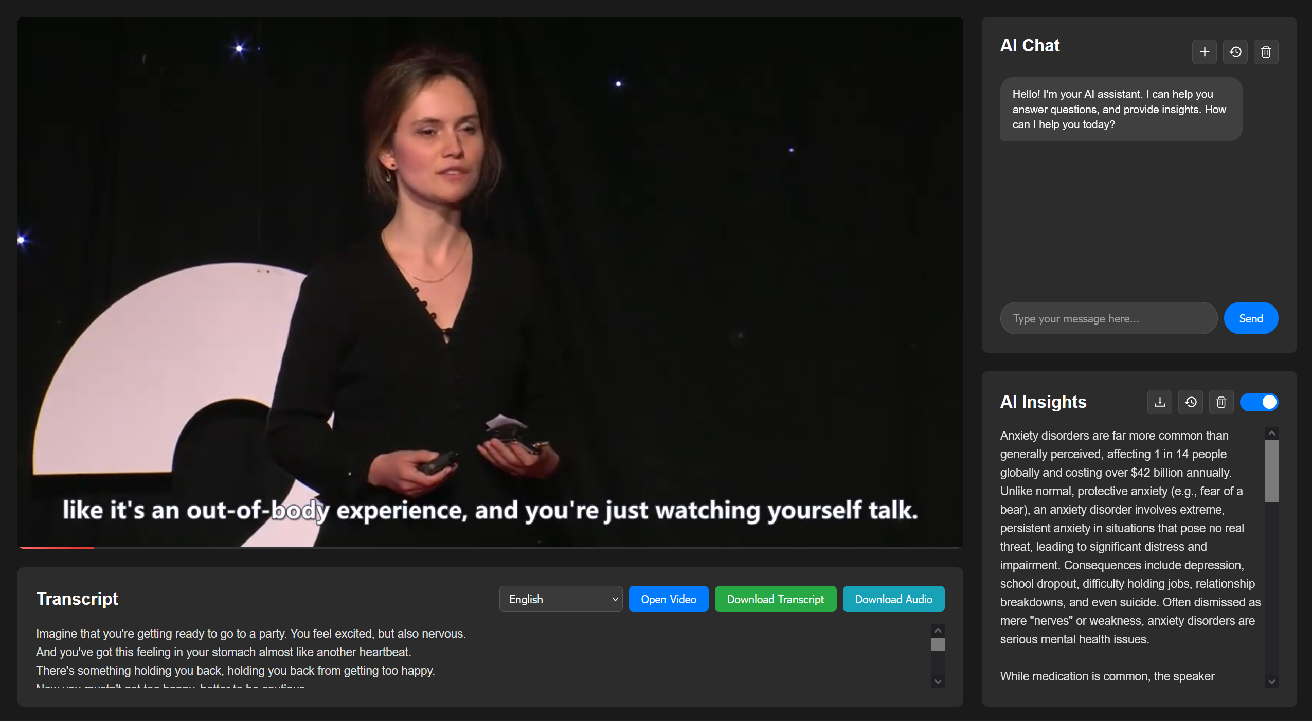 Longze Video Player - Main product screenshot demonstrating key features and user interface