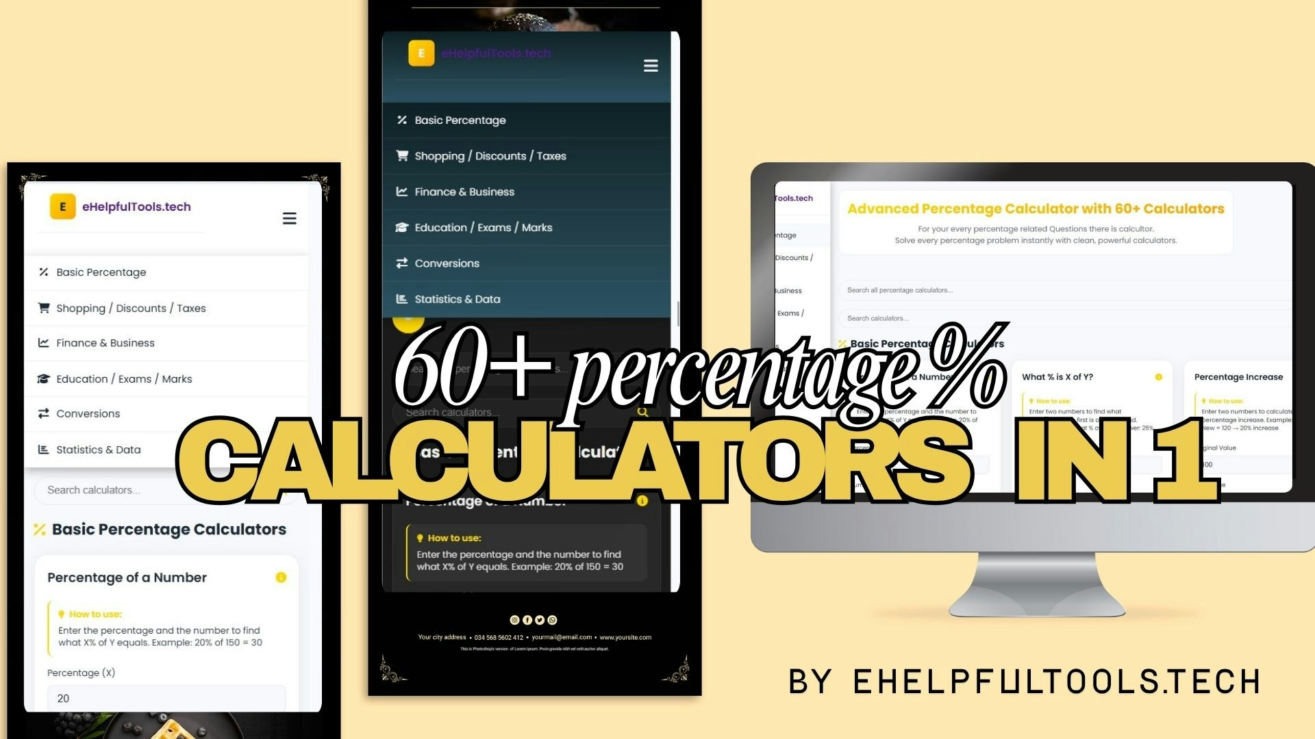 Advanced 64-in-1 Percentage Calculator gallery image