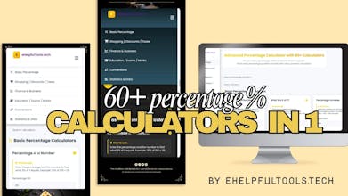 Advanced 64-in-1 Percentage Calculator gallery image