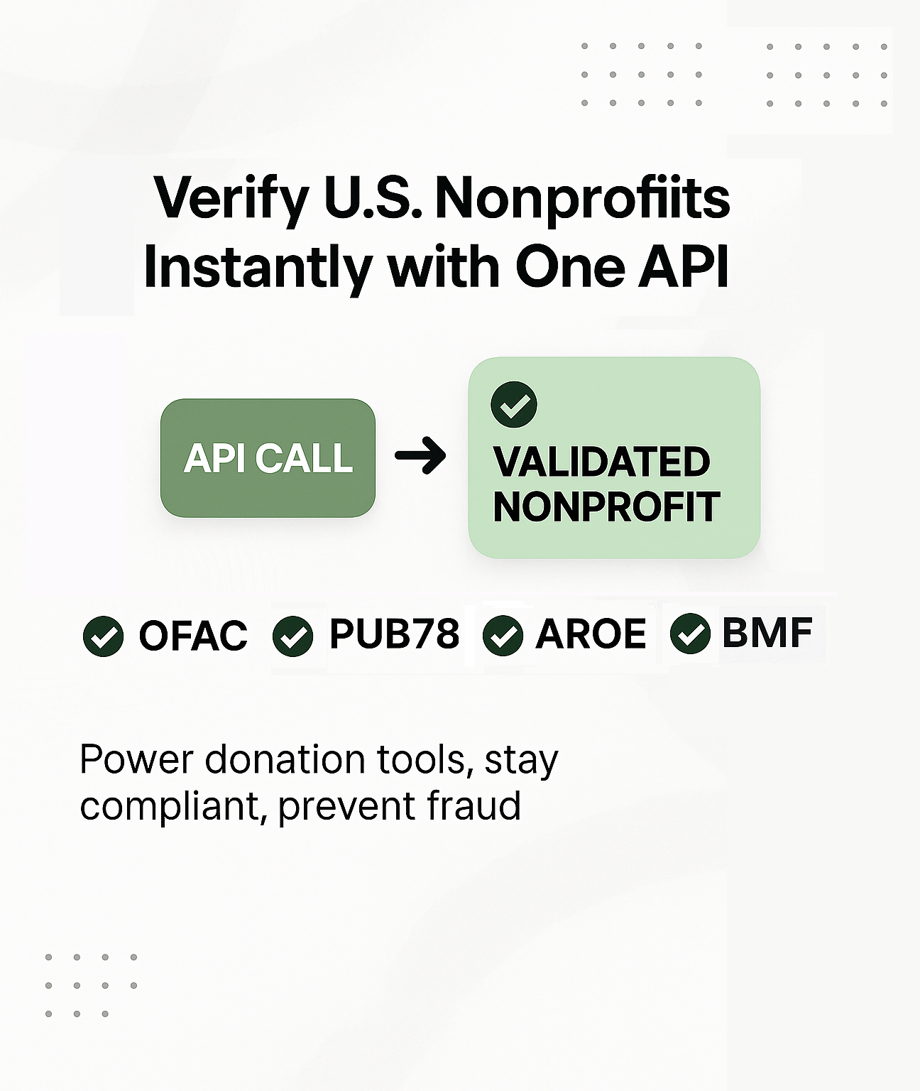 Nonprofit Check Plus API by Pactman gallery image