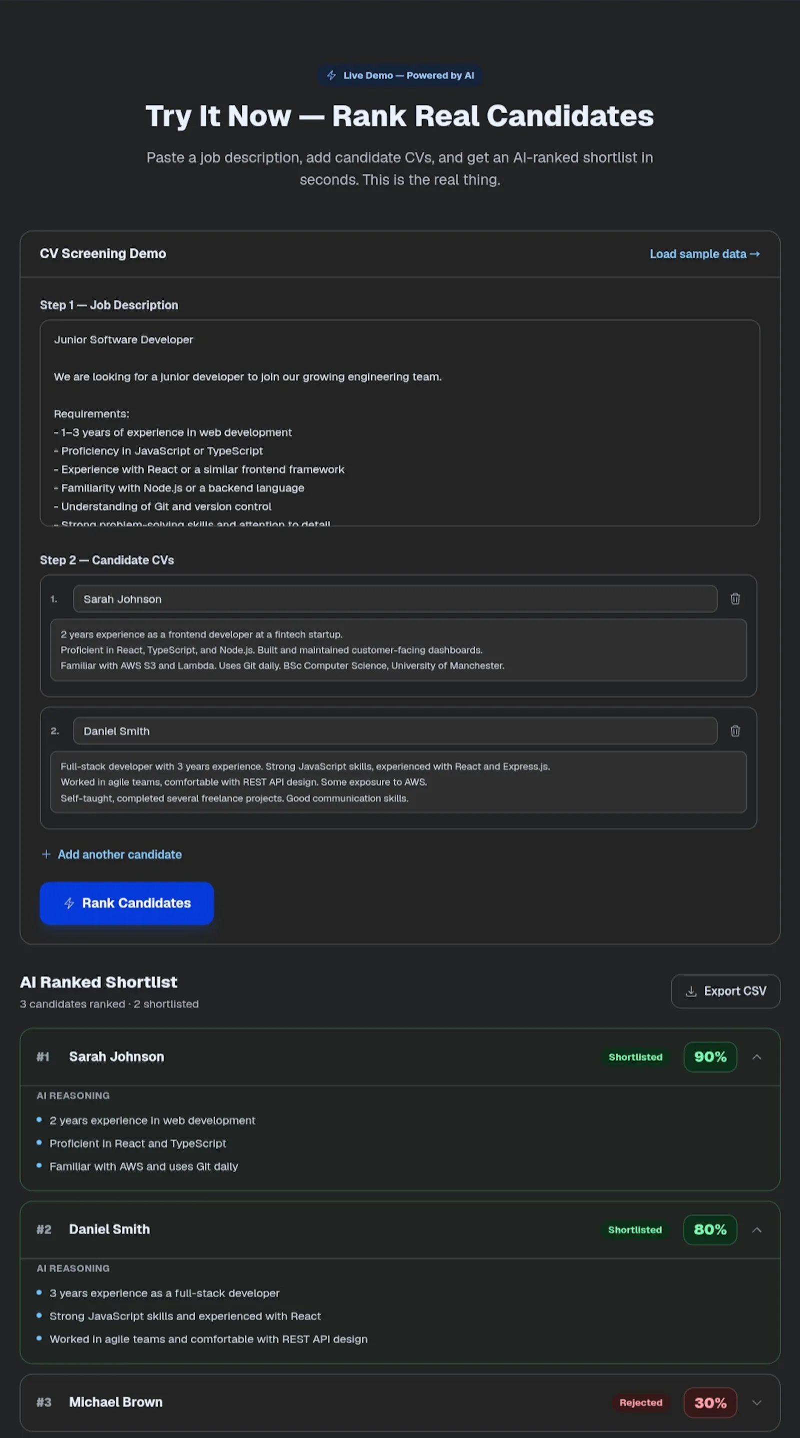 HireFlow AI screenshot 2