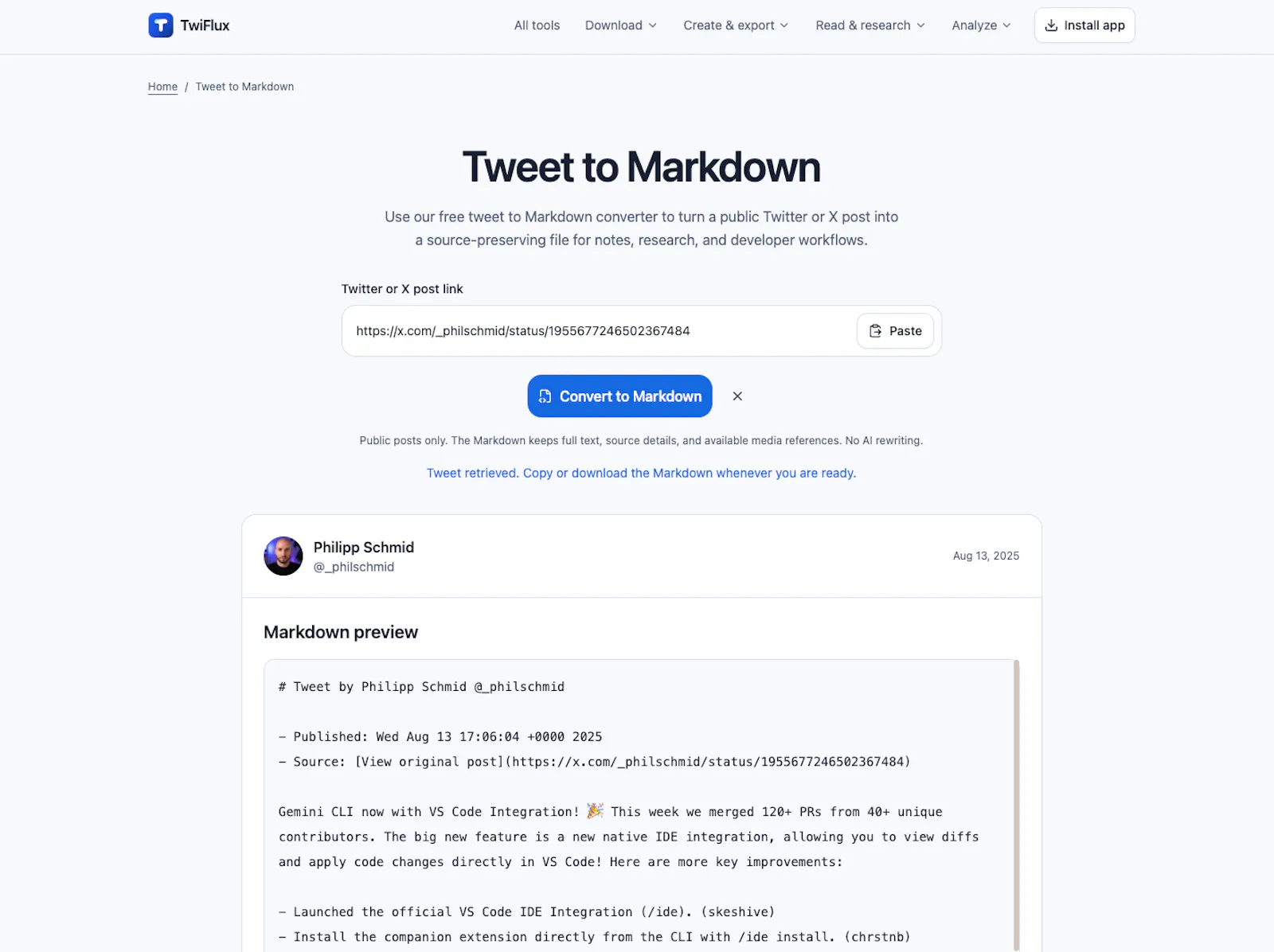 TwiFlux screenshot 4