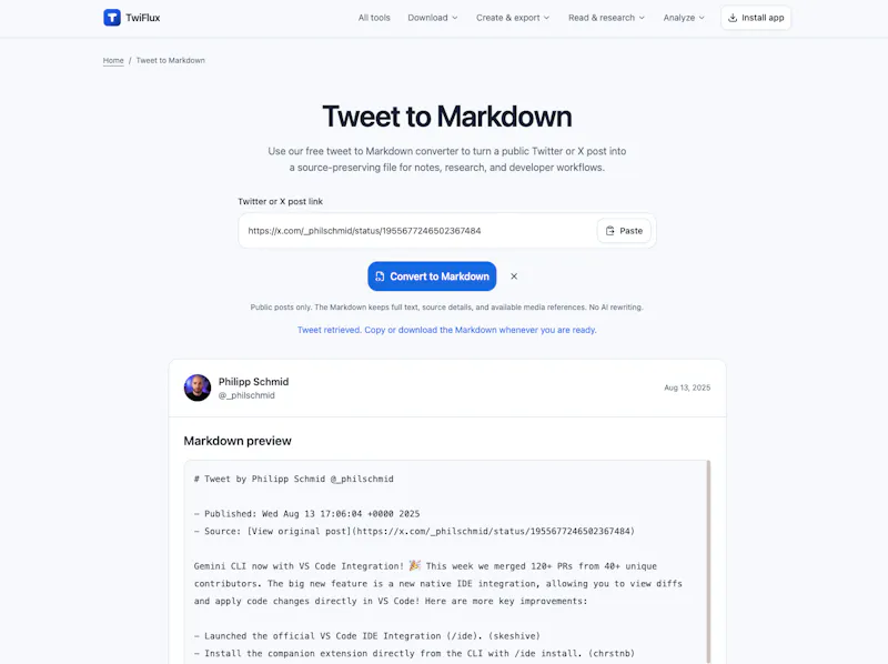 TwiFlux screenshot 4
