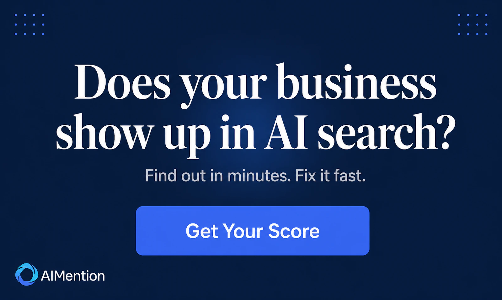 AI search visibility for Main Street screenshot 1
