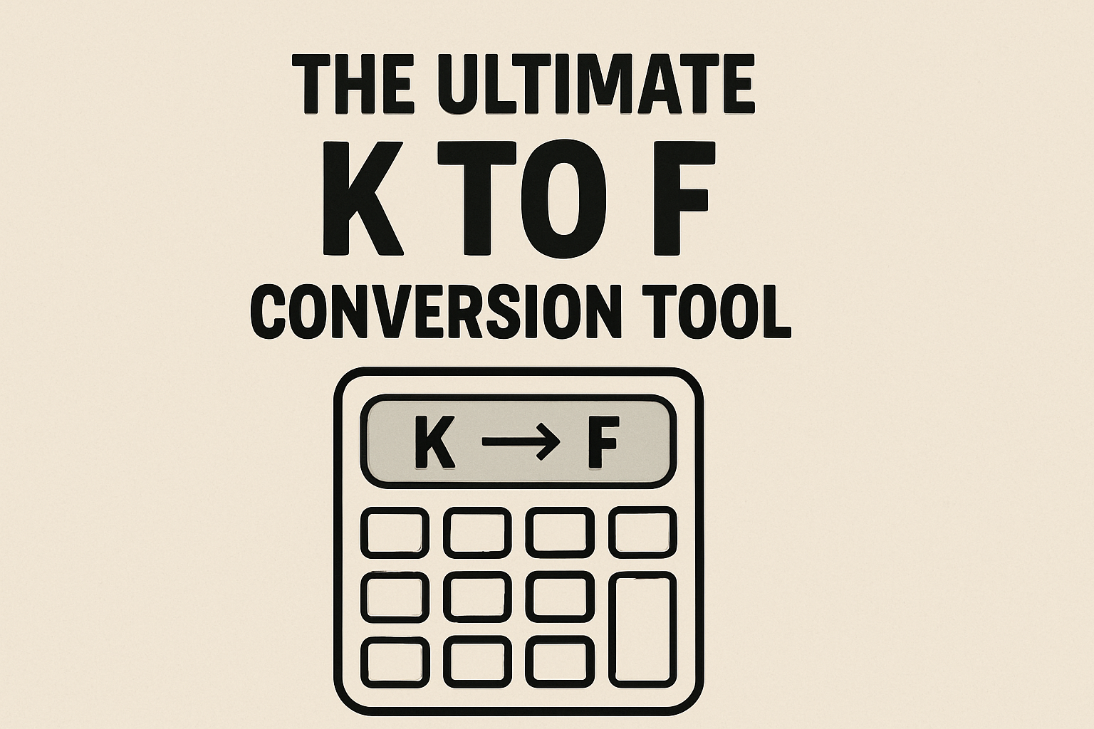 The Ultimate K to F Conversion Tool