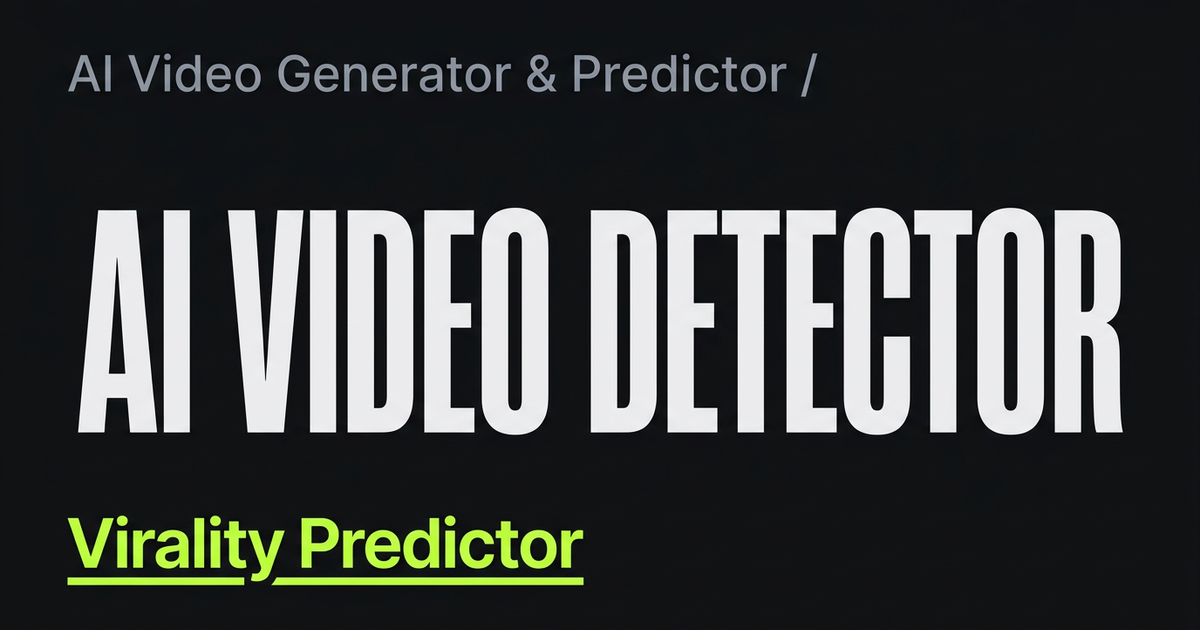 AI Video Detector gallery image