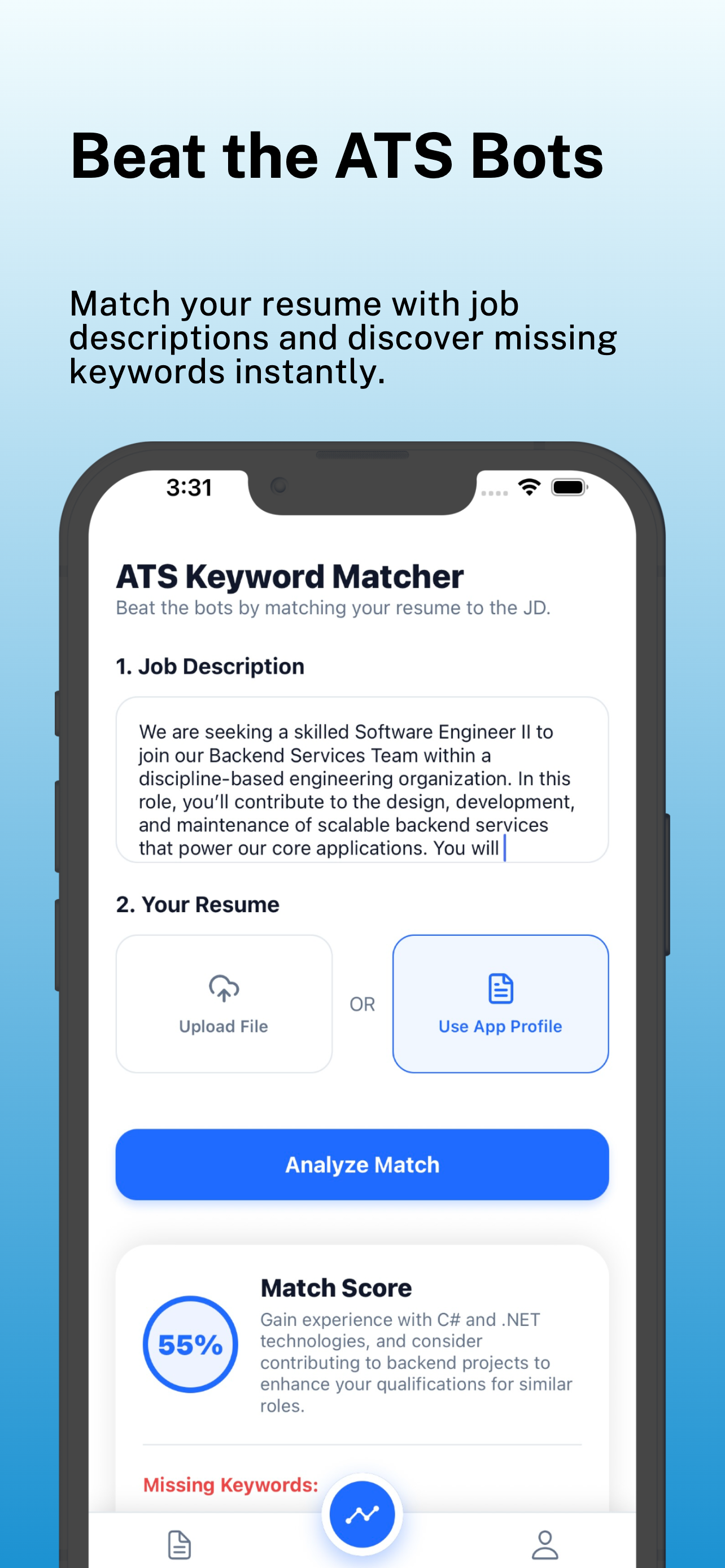 ResumeRail — AI Resume Builder - Screenshot 5 showing product features and functionality