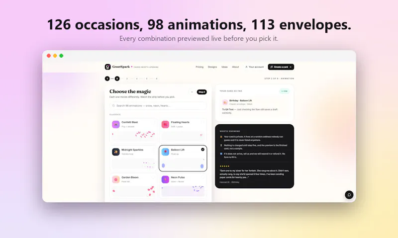 GreetSpark screenshot 7