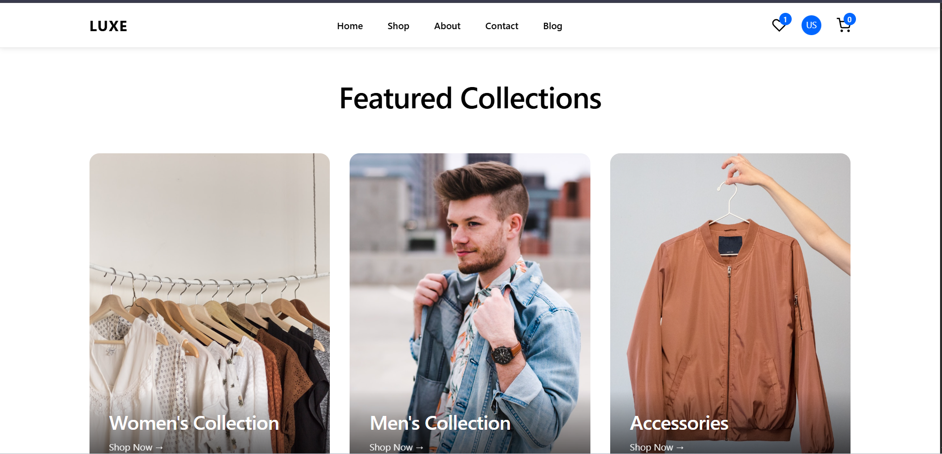 LUXE  | Full-Stack PHP Shopping System gallery image
