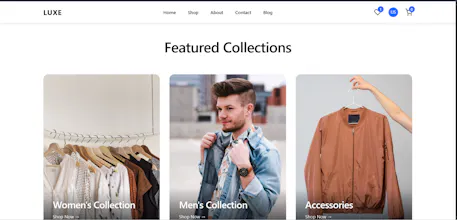 LUXE | Full-Stack PHP Shopping System gallery image