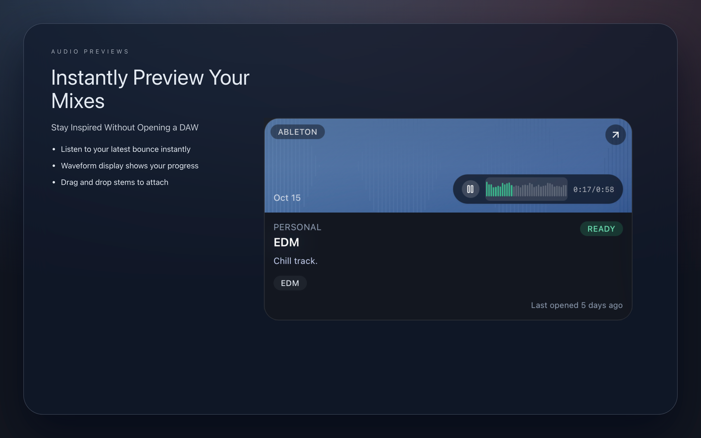 SessionDock gallery image