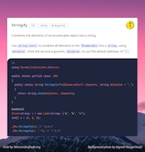 30 seconds of C# gallery image
