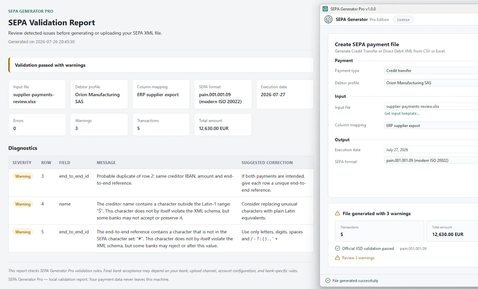 SEPA Generator screenshot 4