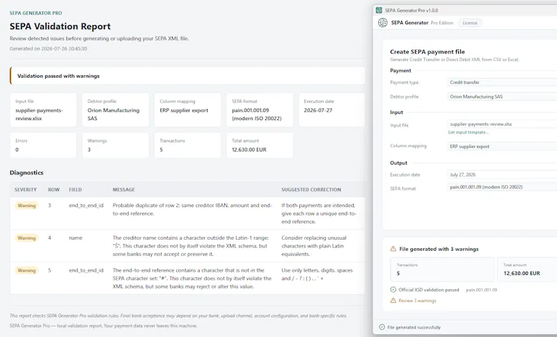 SEPA Generator screenshot 4