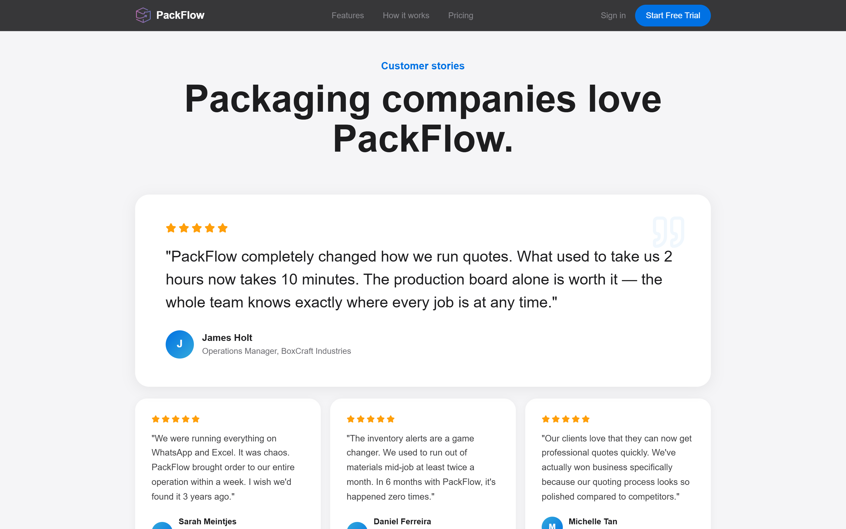 PackFlow gallery image