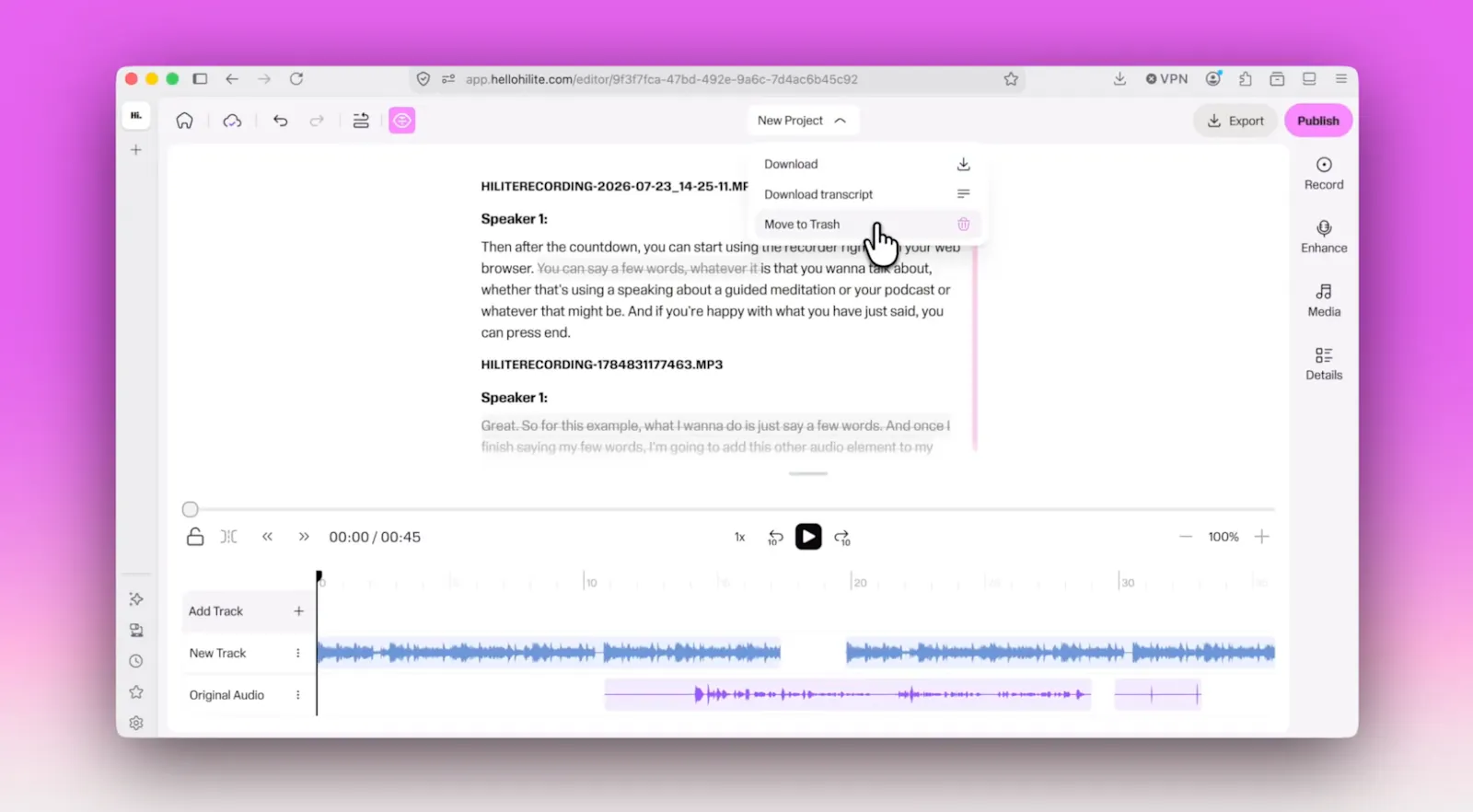Hilite screenshot 3