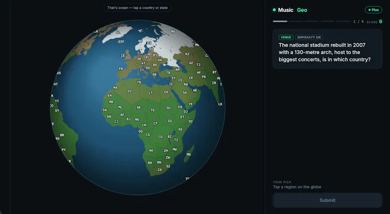 Music Geo screenshot 2