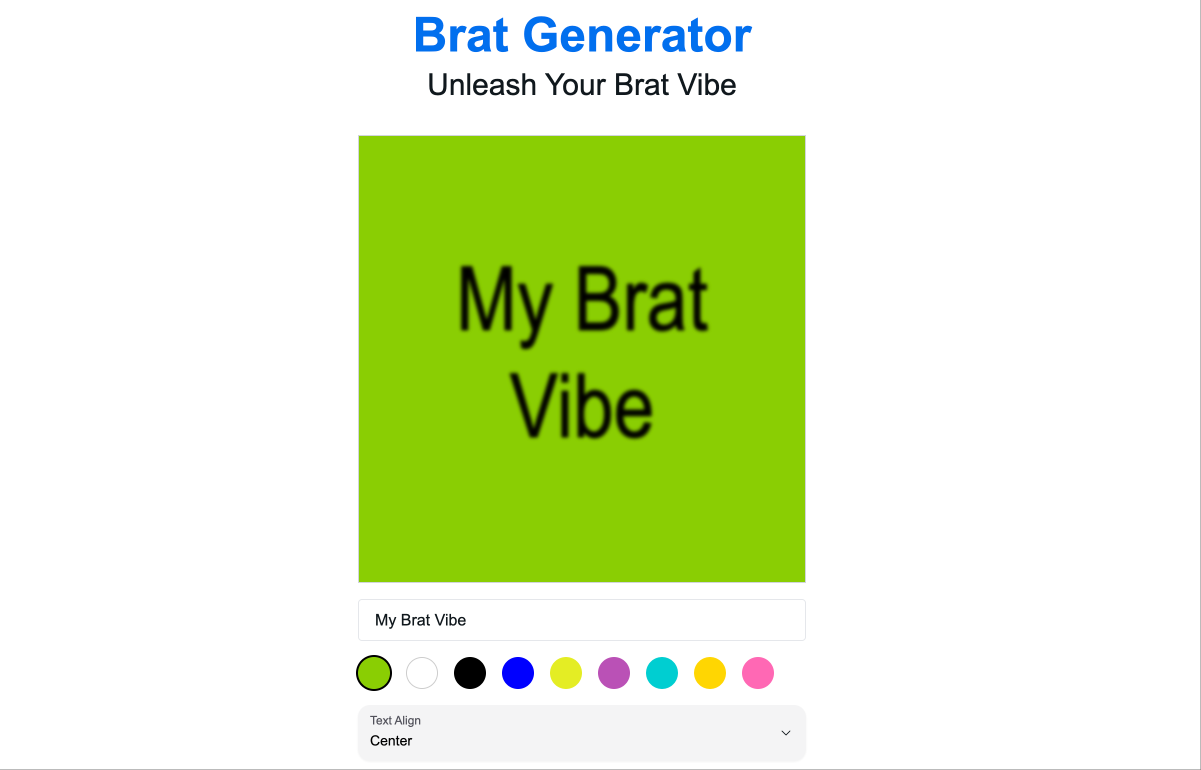 Brat Generator gallery image