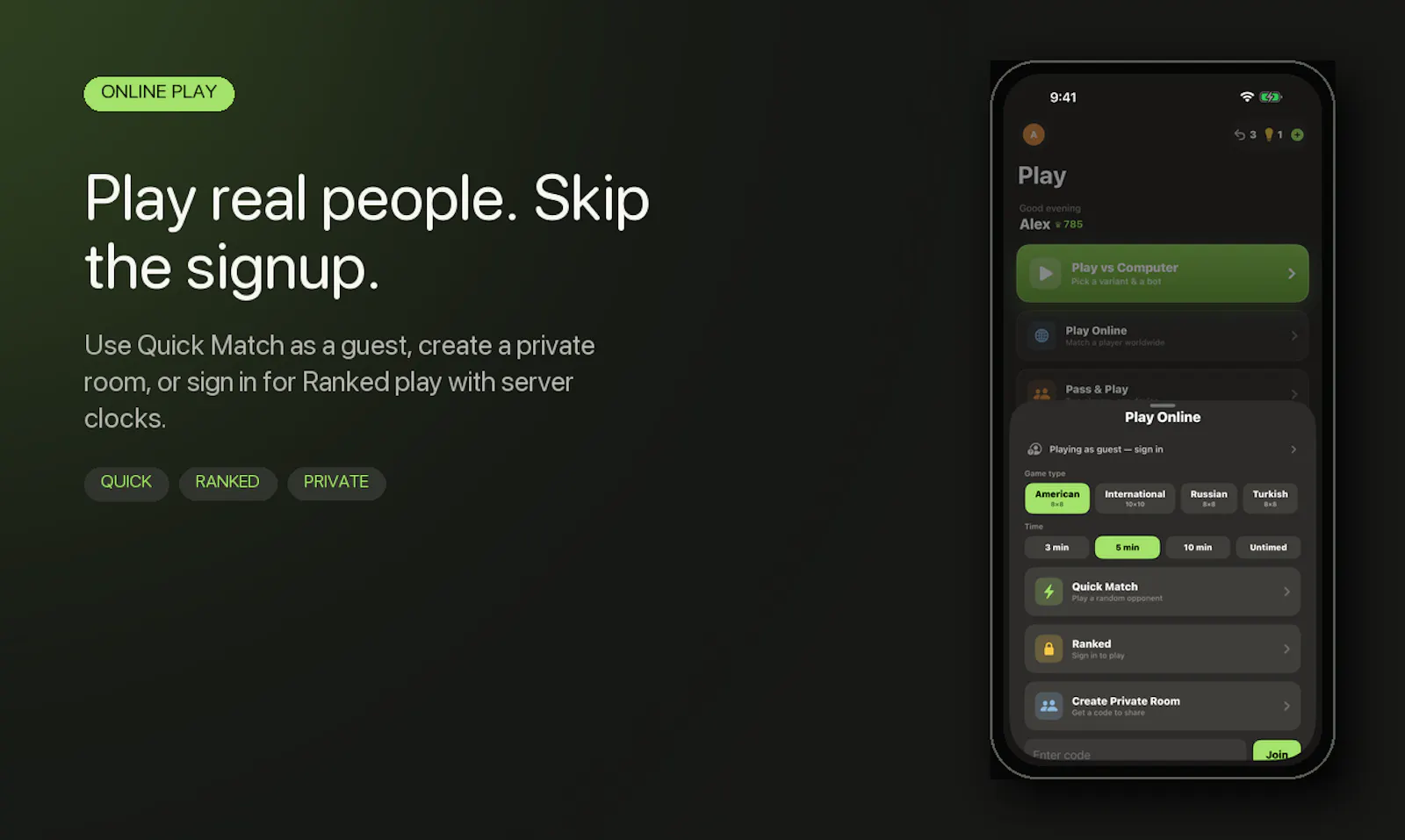 Checkers screenshot 3