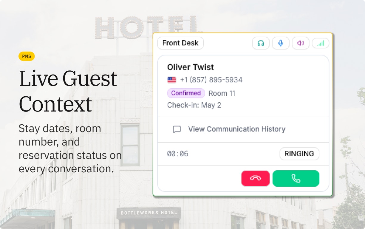 Hello Hotel — Modern Hotel Phone System gallery image