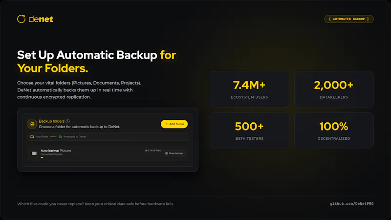 DeNet Storage Desktop screenshot 5