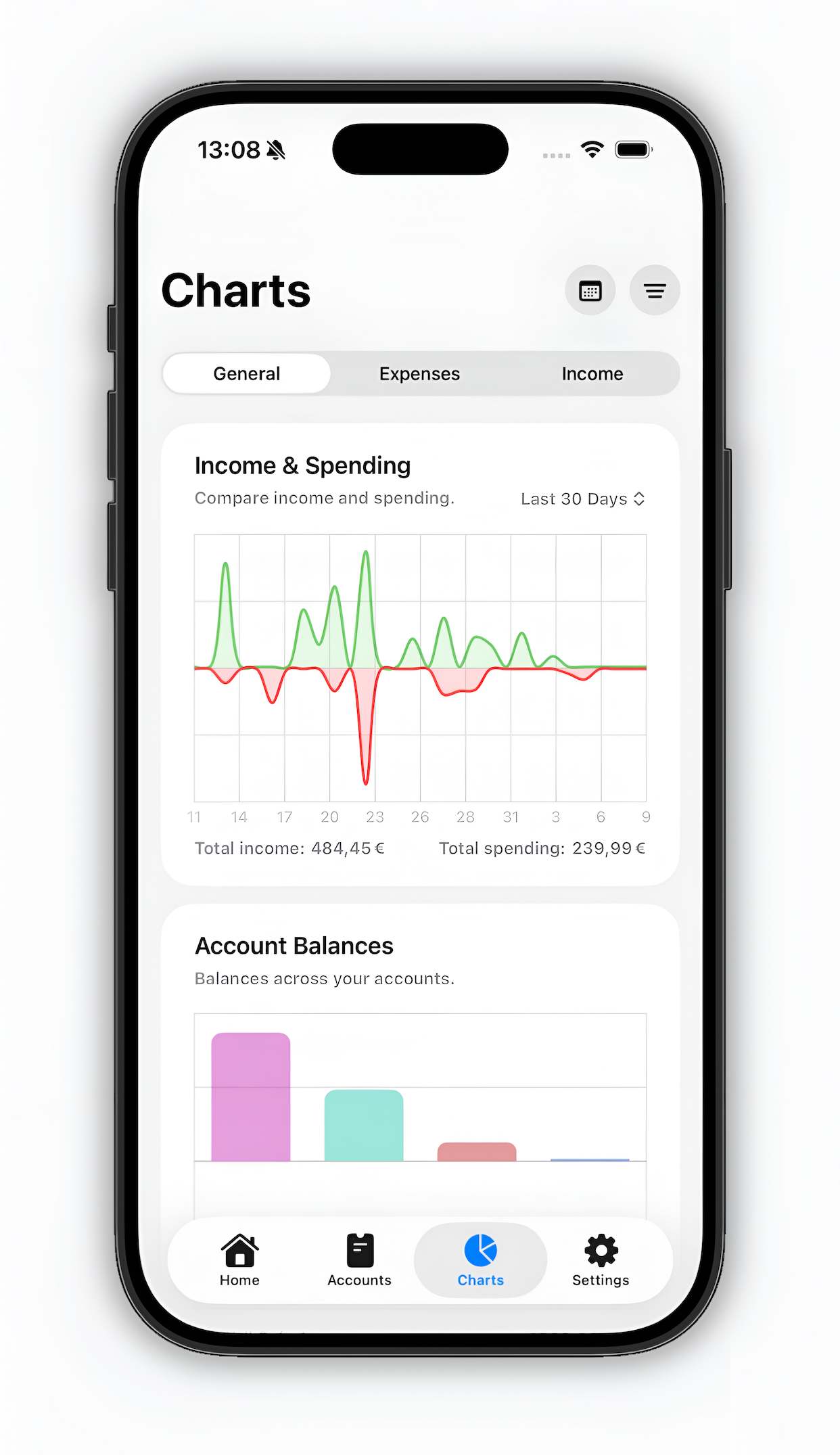 Moneta: Money Manager - Screenshot 2 showing product features and functionality