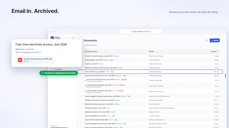 Paperarchive screenshot 3