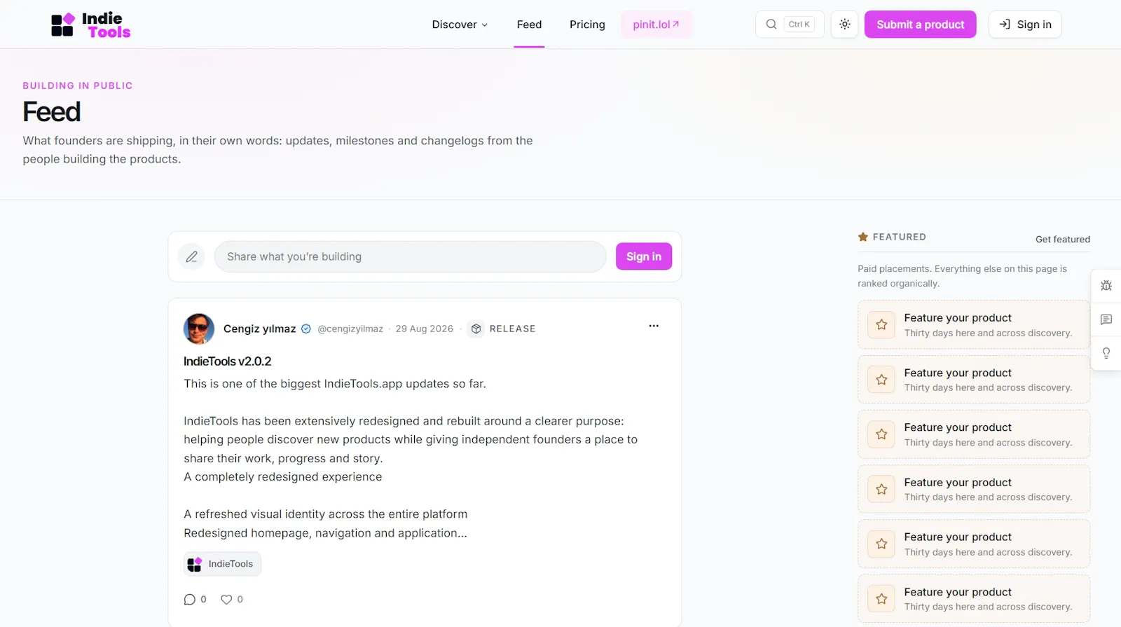 IndieTools screenshot 2