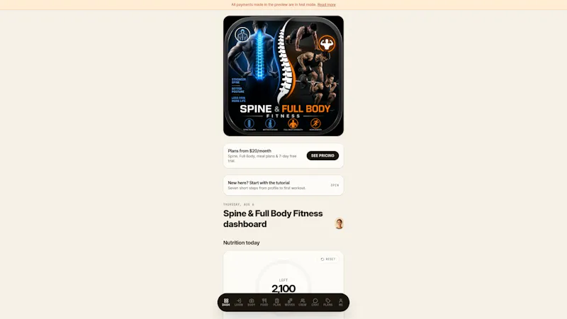 Spine & Full Body Fitness screenshot 2