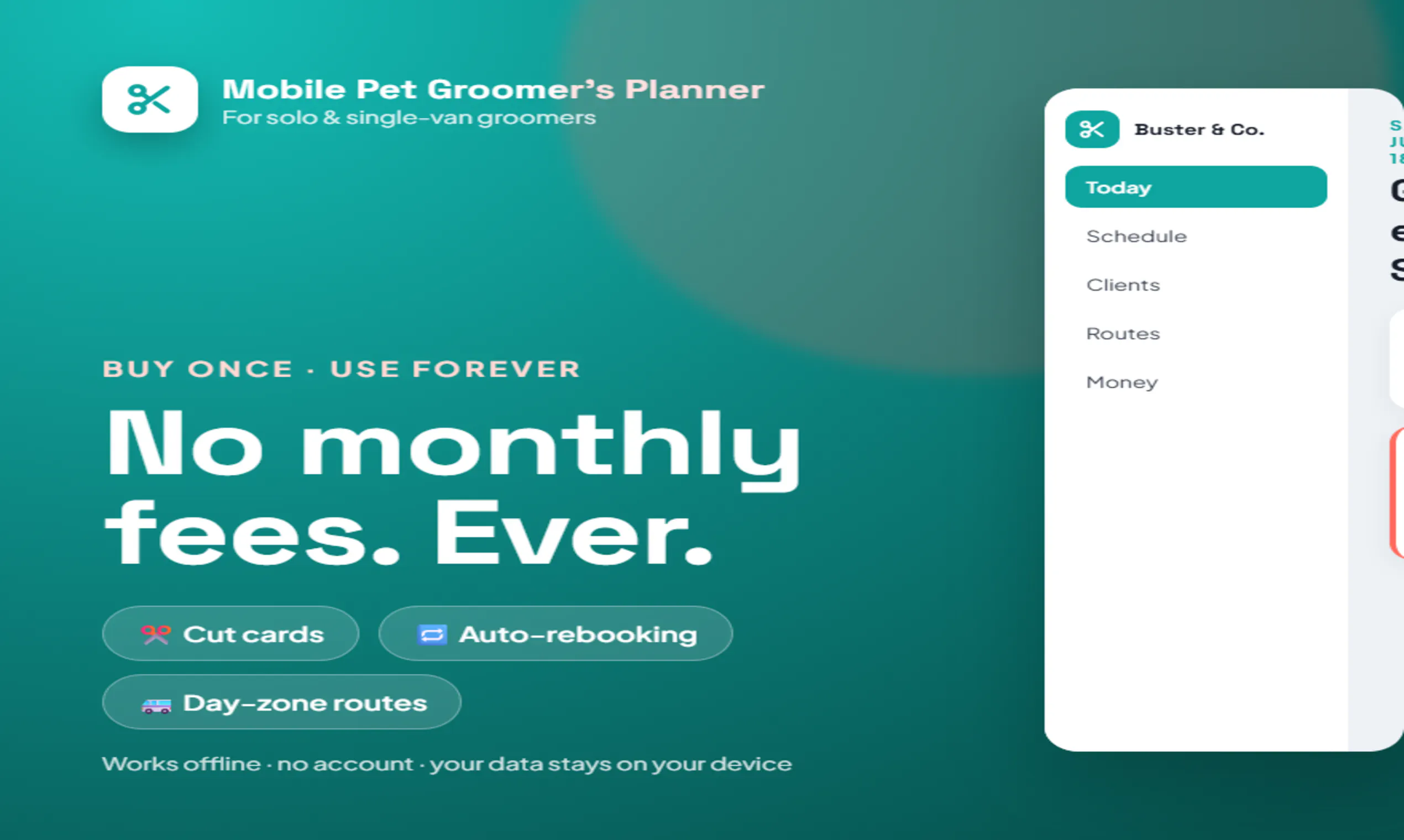 Mobile Pet Groomer's Planner