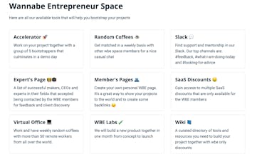 Wannabe Entrepreneur Space gallery image
