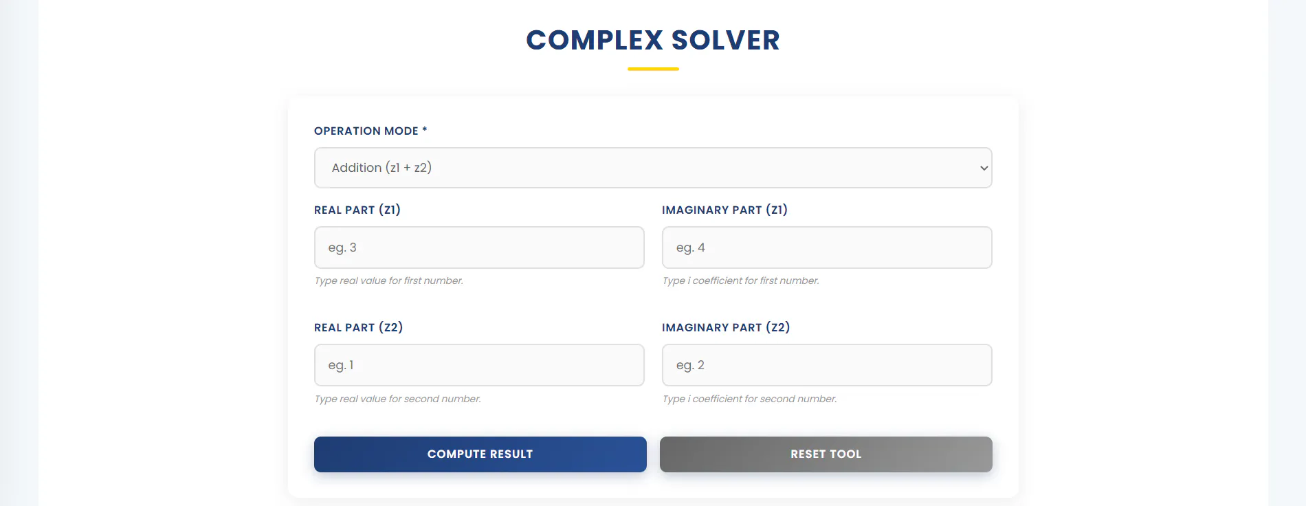 Complex Solver gallery image