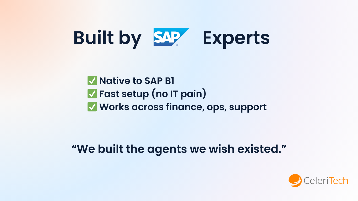 Média Céleritechai - Agents AI pour SAP (ERP) 7