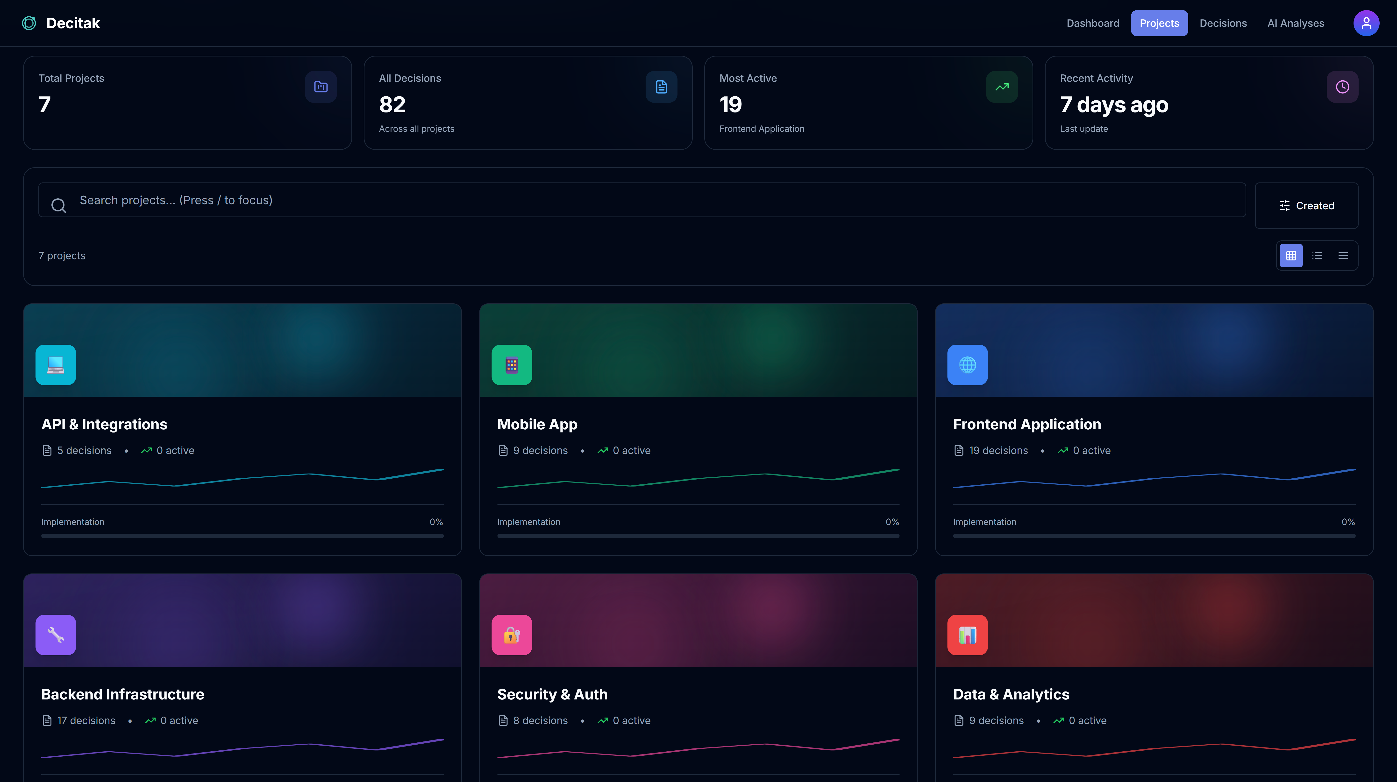 Decitak - Screenshot 3 showing product features and functionality
