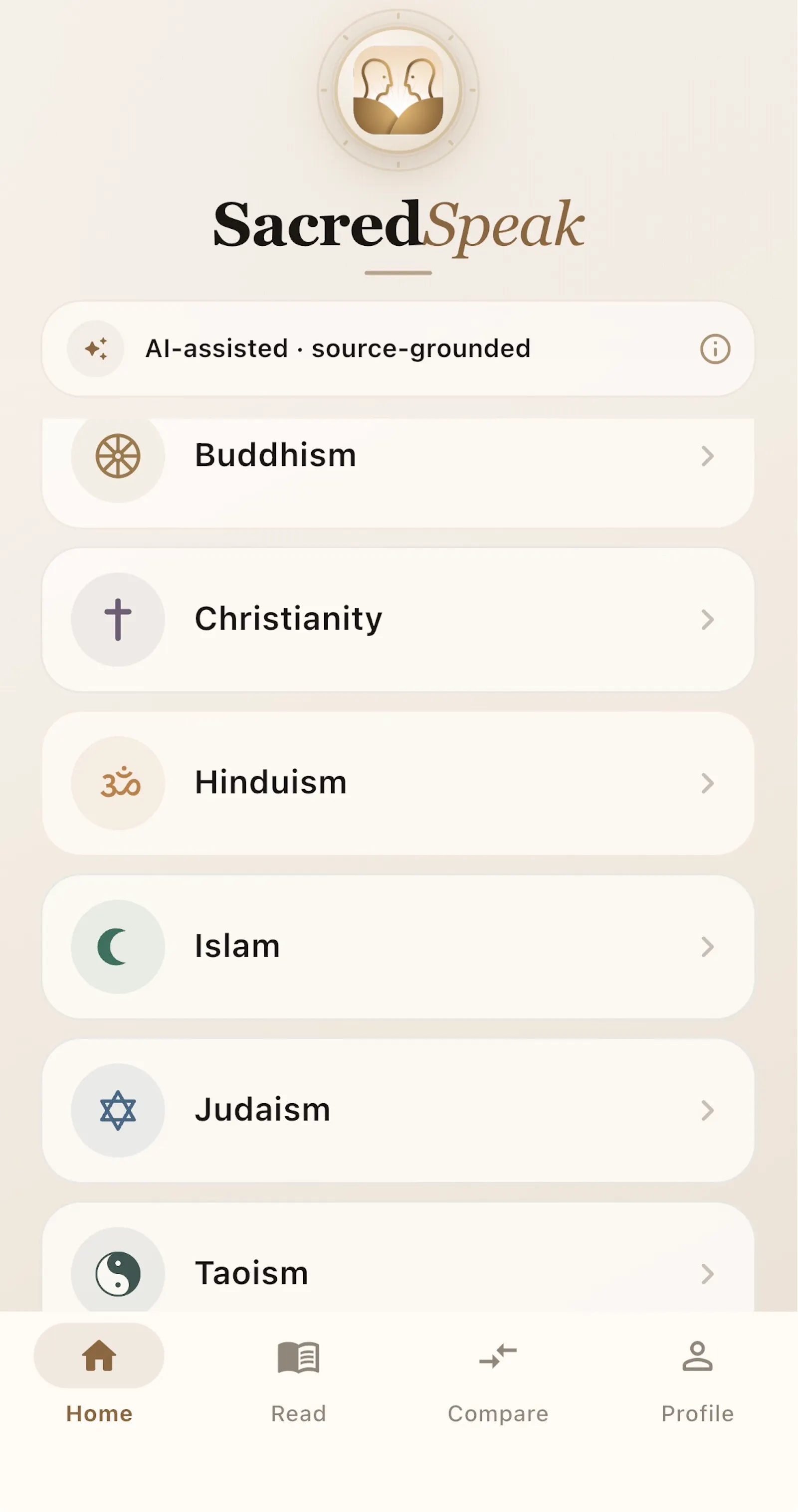 Sacred Speak screenshot 1