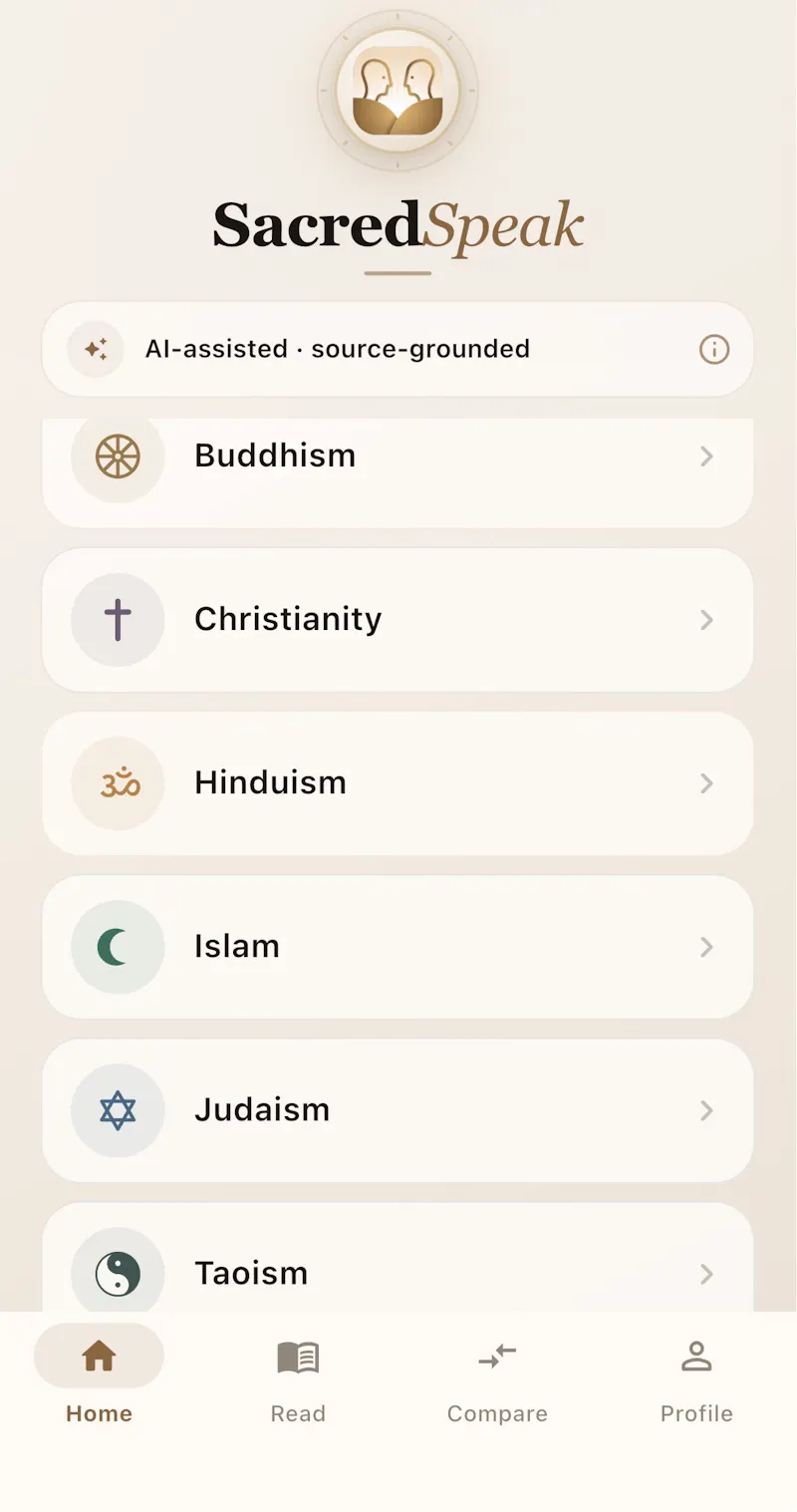 Sacred Speak screenshot 1