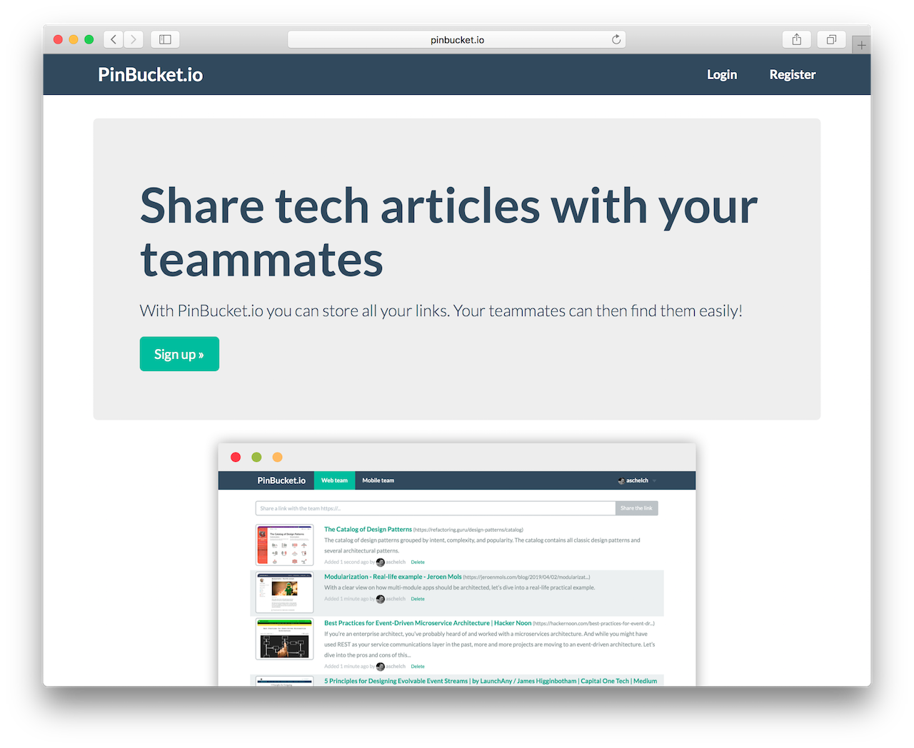 PinBucket.io gallery image