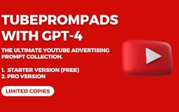 TubePrompAds With GPT-4 media 1