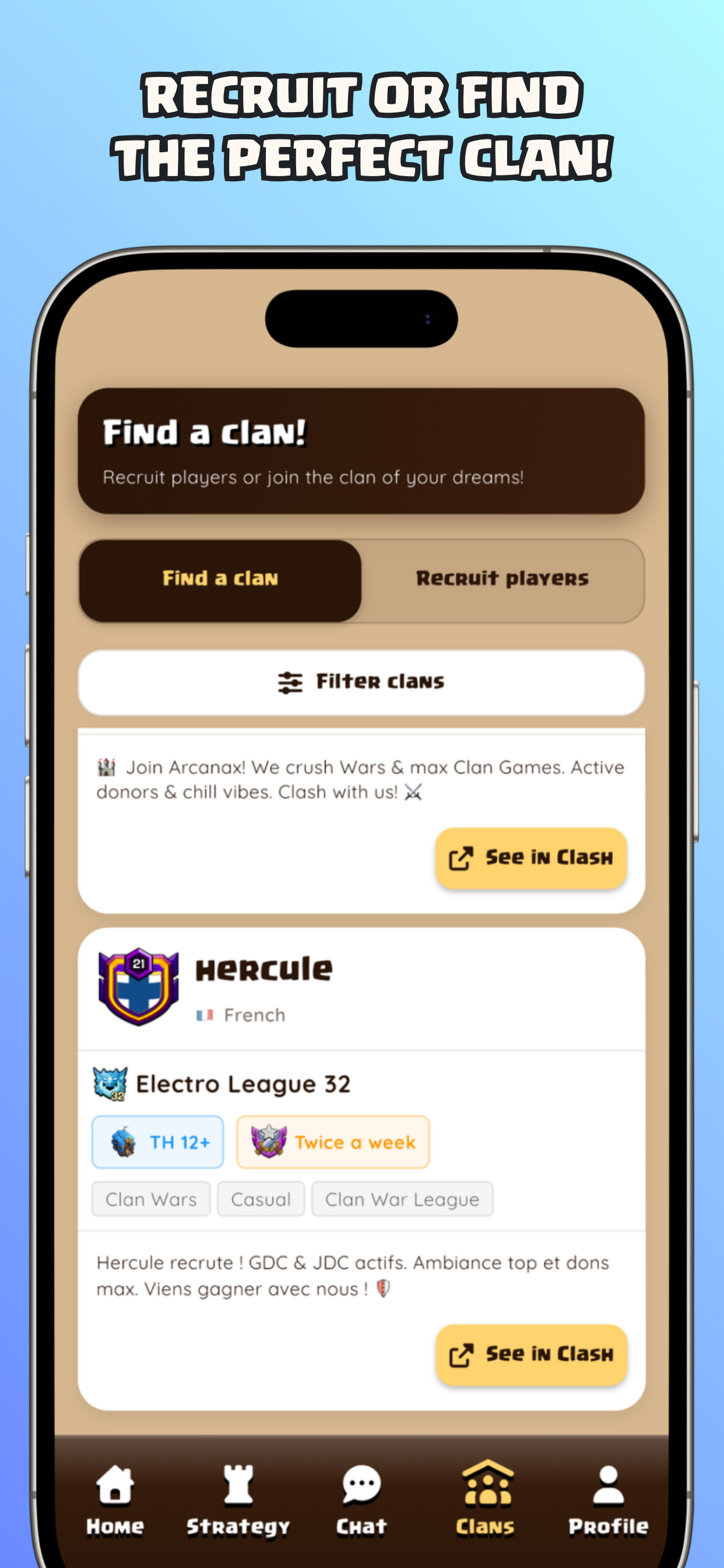 Clash Hub - Mobile App gallery image