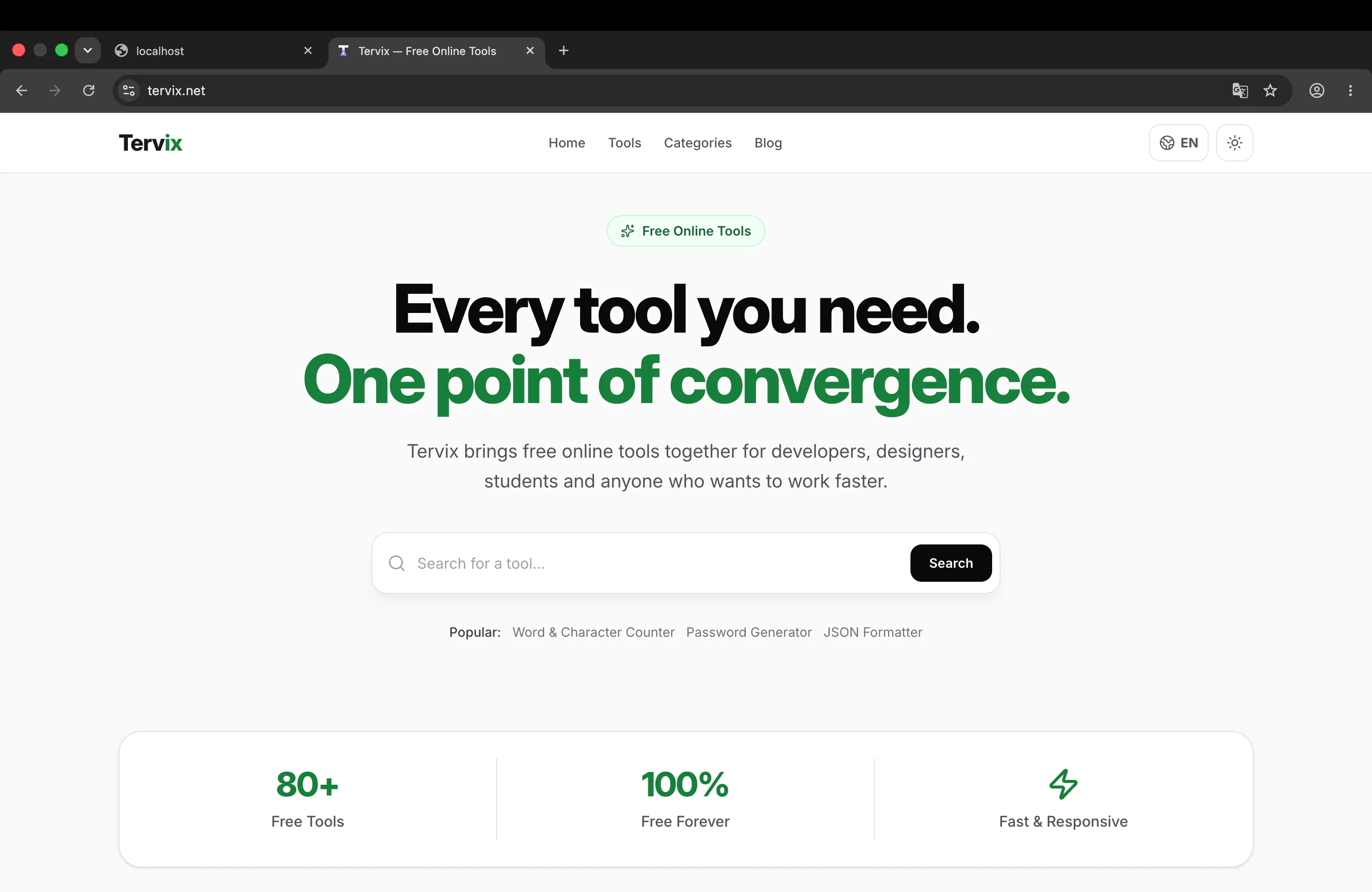 Tervix — Free Online Tools gallery image