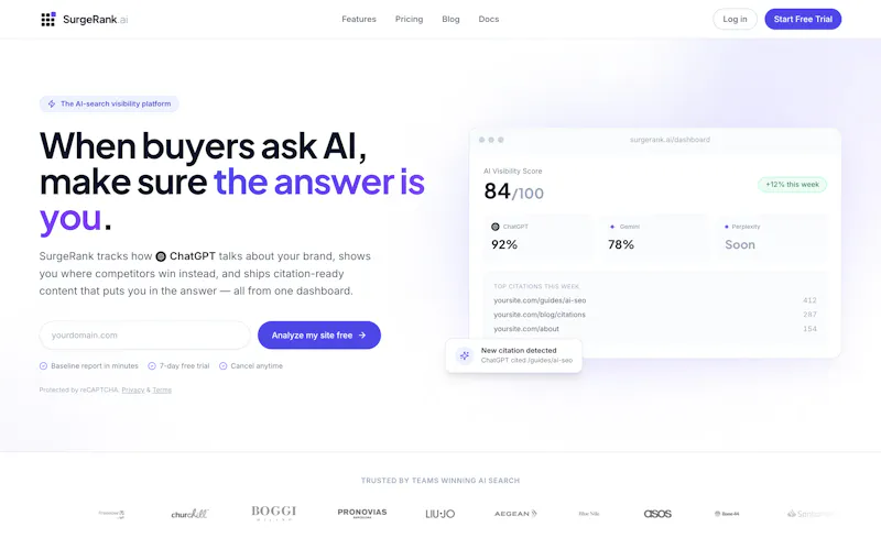 SurgeRank.ai screenshot 1
