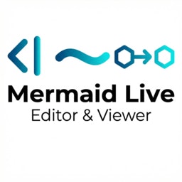 Mermaid Live Editor & Viewer - Product Hunt launch logo and brand identity