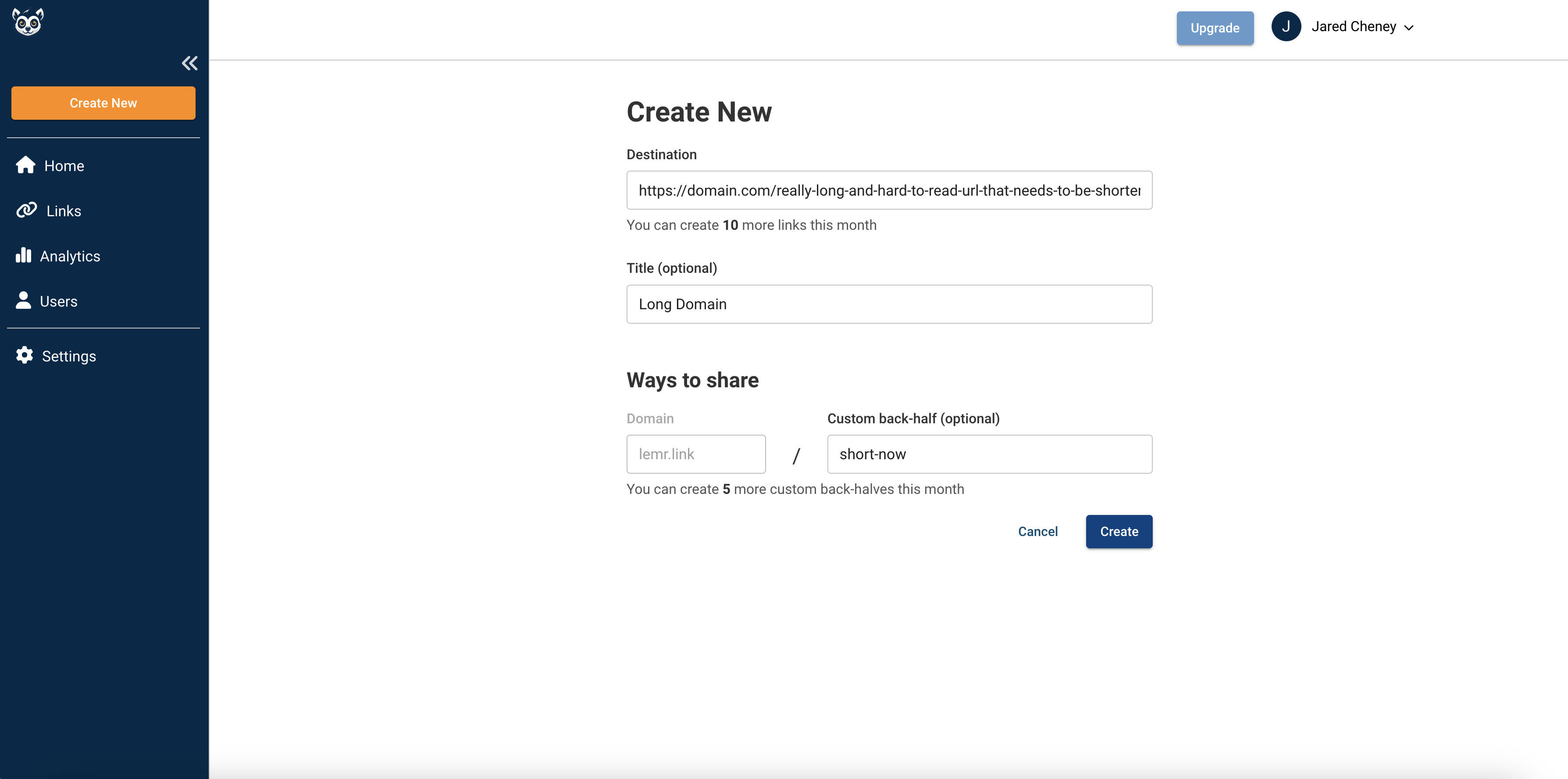 Lemur Links - Das erstklassige Link -Management -Tool Medien 3