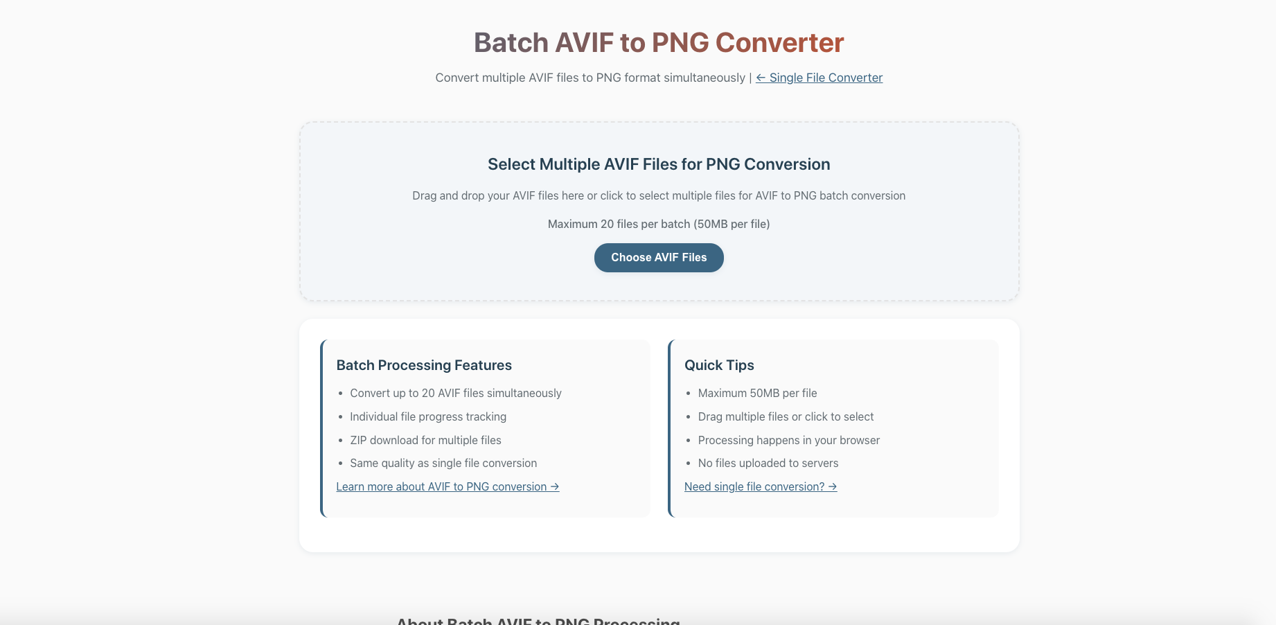 AVIF to PNG Converter gallery image